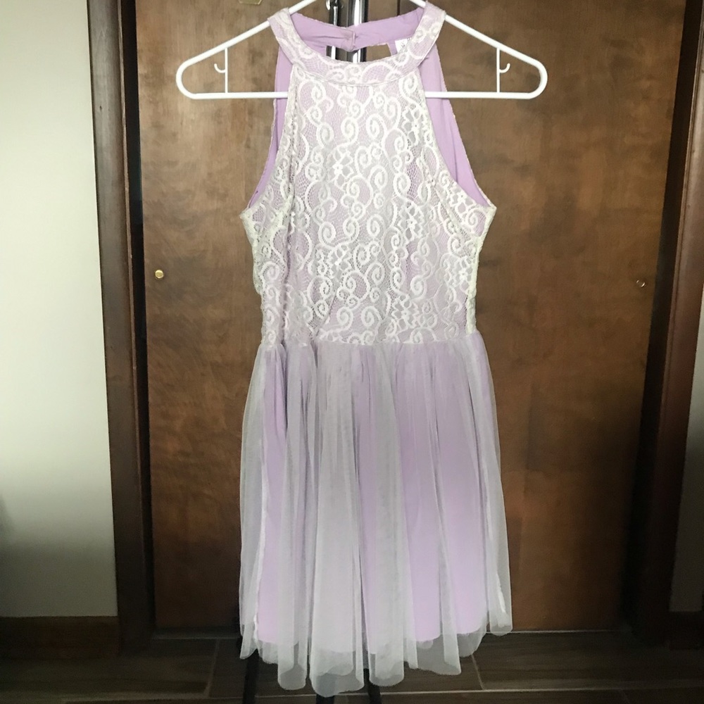 Beautiful Lavender Lace and Tulle Dress